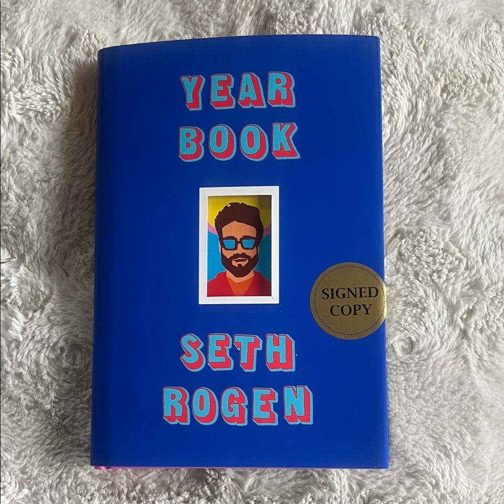 Blue 'Yearbook' by Seth Rogen - Signed Copy